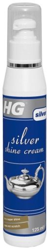 HG крем за полиране и блясък на сребро 125 мл