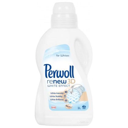 Perwoll течен за бели дрехи 1л. - RENEW WHITE