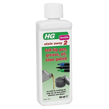 HG премахва петна от маркер,грес,олио 50 мл - №2
