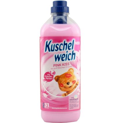 KUSCHELWEICH омекотител  1 л./ 34 пр - Розова целувка (Германия )