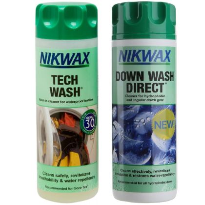 Пакет Nikwax Tech Wash +Nikwax Down.Direct (пестиш 10%)