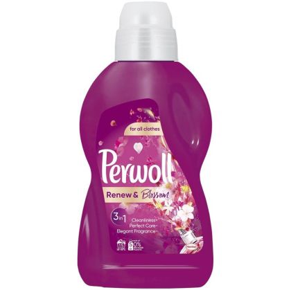 Perwoll Renew and Blossom 3in1  900 мл 15 пр