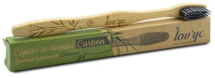Lov yc бамбукова четка за зъби с активен въглен