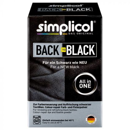 Simplicol back to black боя за черно дрехи 0.400 гр.