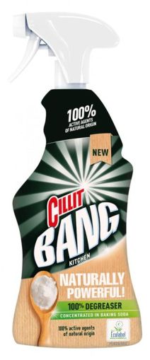 CILLIT Bang 98,8% натурален обезмаслител за кухня със сода 750 мл