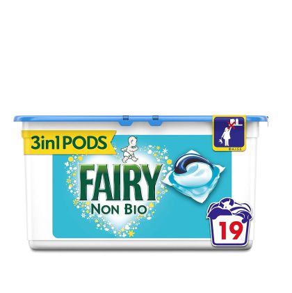 Fairy капсули за пране 19 бр за чувствителна кожа и бебета - NON BIO