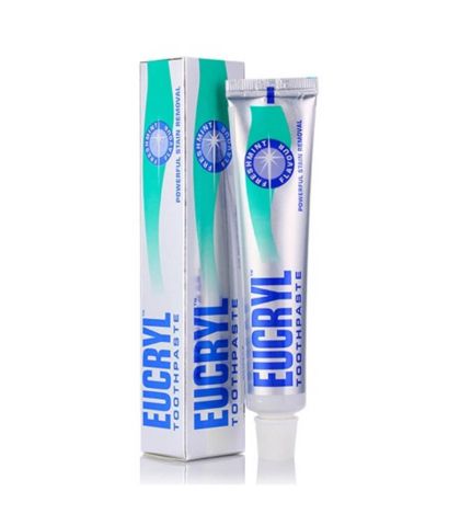 Eucryl паста за зъбите, отстранява петна, подходяща за пушачи 50 гр - зелена
