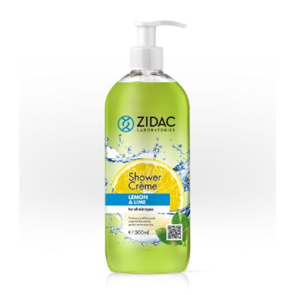 ZIDAC душ гел с помпа 500 мл - лимон