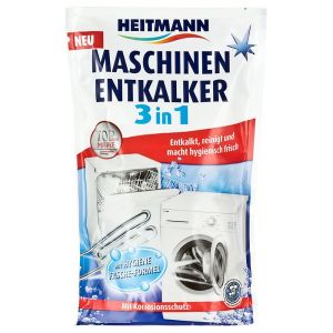HEITMANN прахче за почистване на перални и съдомиялни машини от варовик 3в1, 175 гр.