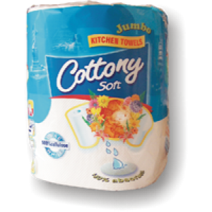 Cottony soft JUMBO кухненска хартия 