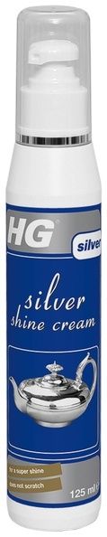 HG крем за полиране и блясък на сребро 125 мл