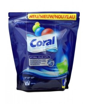 CORAL Optimal color капсули за цветно 22 бр.