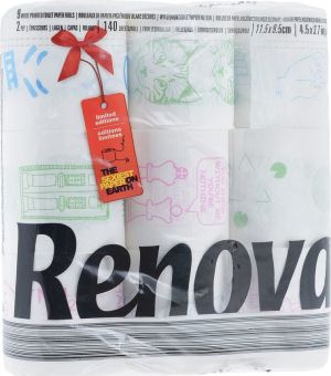 Тоалетна хартия RENOVA“DECO“ 2 пл/ 9 бр.- дизайн