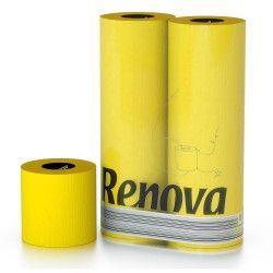 Кухненска хартия RENOVA “DECO“ 2 ролки - жълт