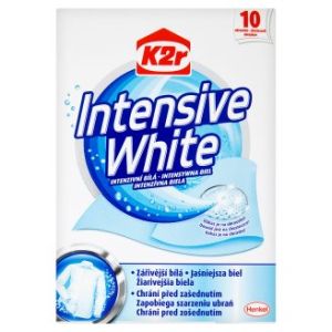 K2R кърпички за супер бяло пране 10 бр.