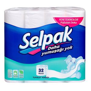 Тоалетна хартия Selpak 32 бр. - Бяла
