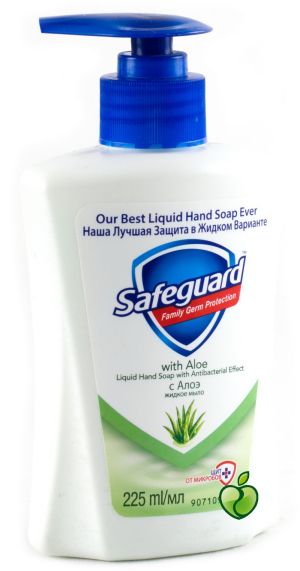 Safeguard антибактериален течен сапун 225 мл. алое