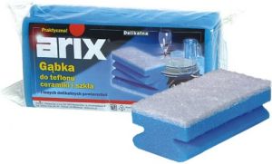 ARIX домакинска гъба за стъкло - недраскаща синя