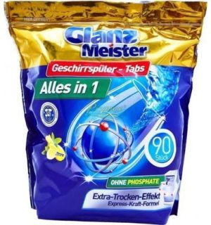 Glanz Meister Alles in 1 таблетки за съдомиялна - 90 бр