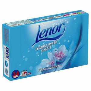 LENOR кърпички за сушилня и гардероб 34 бр (Пролетна свежест) сини