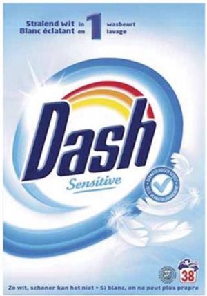 Dash прах за пранен кутия 2.47 кг/38 пр - Sensitive