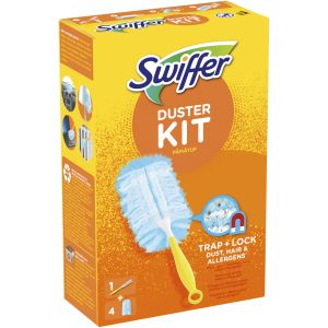 Swiffer Duster комплект с дръжка за почистване на прах + 4 резерви