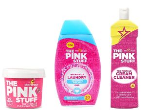 Пакет StarDrops The Pink Stuff: паста 850 гр, крем и перилен п-т Сензитив + Подарък