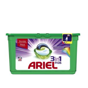 Ariel 3in1 капсули 35 бр - за цветно