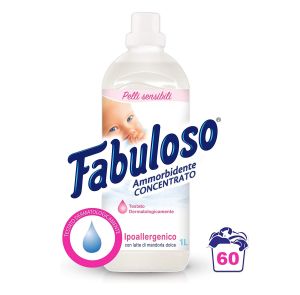 FABULOSO омекотител 1,3 л/ 56 пр - за бебешка и чувствителна кожа
