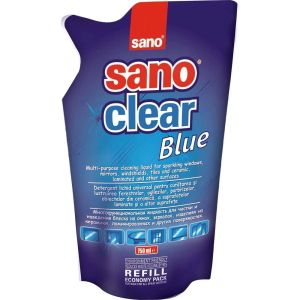 SANO препарат за прозорци 750 мл пълнител - Blue