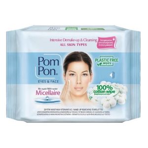 Pom Pon мокри кърпички за грим с мицеларна вода - Micellaire