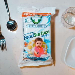 Green Shield мокри кърпи за хранителни повърхности и детски масички 70 бр