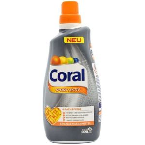 Coral Sport препарат за пране на спортни дрехи 1,5 л, 20 пр.