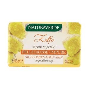 NATURAVERDE натурален растителен сапун 100 гр - за мазна кожа