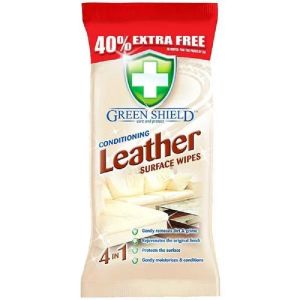 Green Shield мокри кърпи за кожени изделия и тапицерии 70 бр.