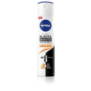 Nivea Black & White Invisible Ultimate Impact дезодорант спрей против изпотяване за жени 150 мл