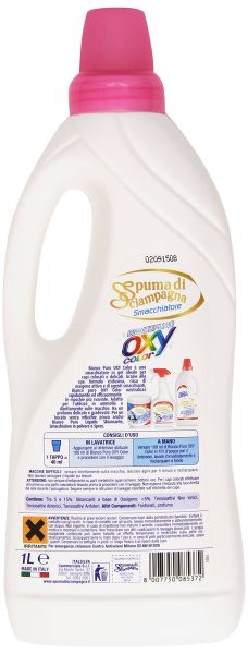 Spuma Oxy Color хигиенизиращ гел за пране и отстраняване на петна 1 л / 25 пранета