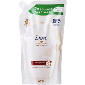 Dove течен сапун 500 мл - аромат Silk  мека опаковка пълнител