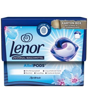 Lenor капсули ALLin1 pods за цветно пране 14 бр - аромат AprilFrisch