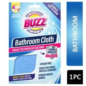 BUZZ микрофибърна кърпа за баня синя