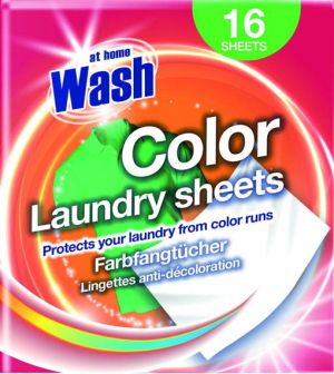 At Home WASH кърпички за цветно пране 16бр.