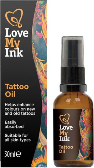 Love my ink подхранващо олио за татуировки 30мл