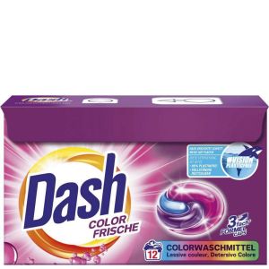 Dash капсули за цветно пране 12 бр - в картонена кутия