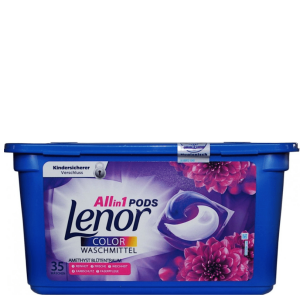 LENOR ALLin1 капсули за пране 35 бр - за цветно, аромат Аметист