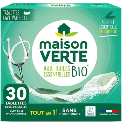 MAISON VERTE BIO таблетки за съдомиялна 30 бр