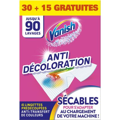VANISH цветоулавящи кърпички за пране45 бр.