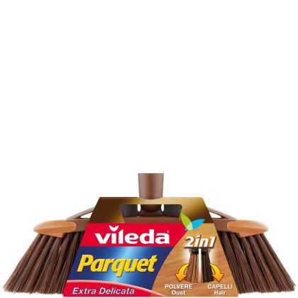 Четка метла за паркет и ламинат VILEDA, без дръжка
