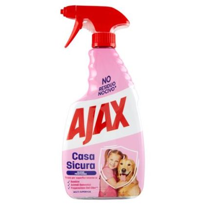 Ajax спрей за общо почистване и обезмирисяване 600 мл - подходящ за домове с домашни любимци 