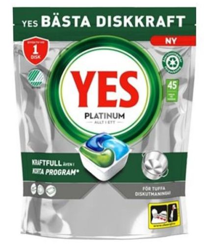 YES Platinum таблетки за съдомиална 45 бр.