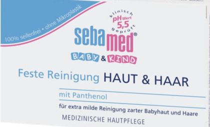 Sebamed Baby твърд шампоан и душгел 100 г